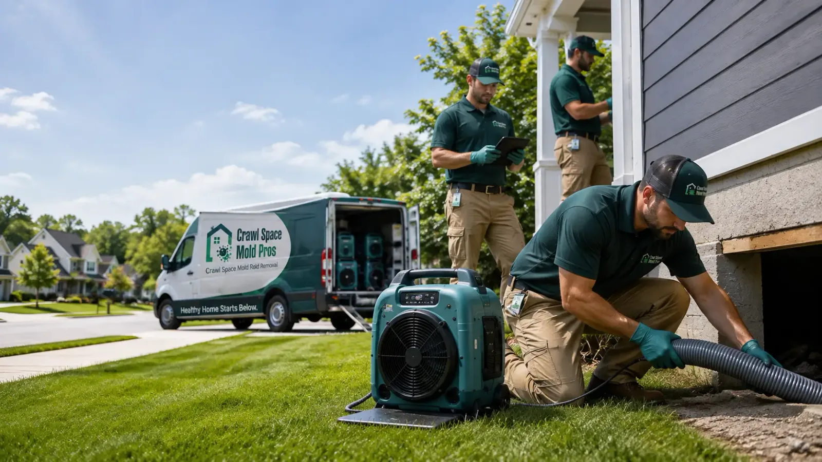 Crawl Space Mold Removal in Ellison Bay, WI